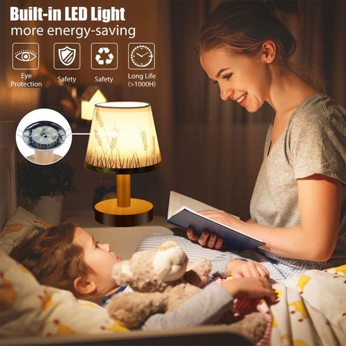 Decorative Nordic USB Table Lamp Bedroom Bedside Night Light - Northern Wheatear