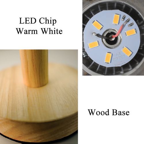 Decorative Nordic USB Table Lamp Bedroom Bedside Night Light - Northern Wheatear