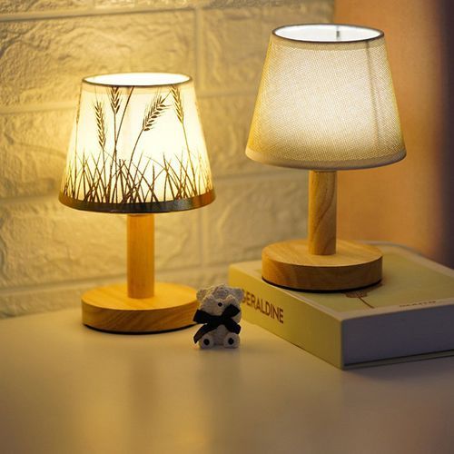 Decorative Nordic USB Table Lamp Bedroom Bedside Night Light - Northern Wheatear