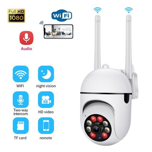 2.4g Wifi Security Camera Night Vision 2mp 1080p Hd Wireless Ip Camera Rotating Remote Surveillance Camera Indoor Monitoring