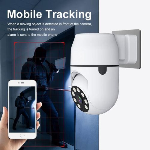 2mp Home Security Auto Tracking Wifi Network Night Vision H.265 Cloud Ptz Tuya Video Monitor Baby Camera