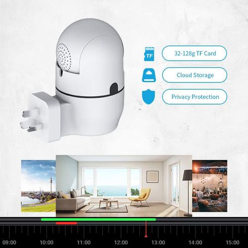 2mp Home Security Auto Tracking Wifi Network Night Vision H.265 Cloud Ptz Tuya Video Monitor Baby Camera