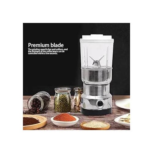 2 In 1 Electric Coffee Spices Grinder And Small Juicer -Silver