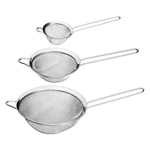 Small Set of 3 Sievers - Silver