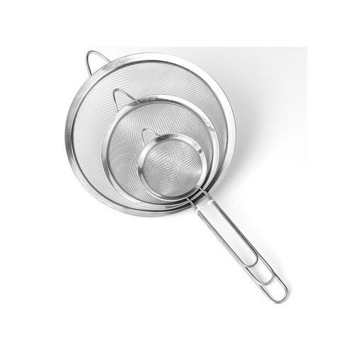 Small Set of 3 Sievers - Silver