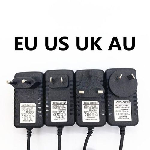 Dc 12v 2a 2000ma Ac 100v-240v Converter Adapter Power Supply Eu Uk Au Plug Dc 5.5mm X 2.5mm-2.1mm For Cctv Ip Camera