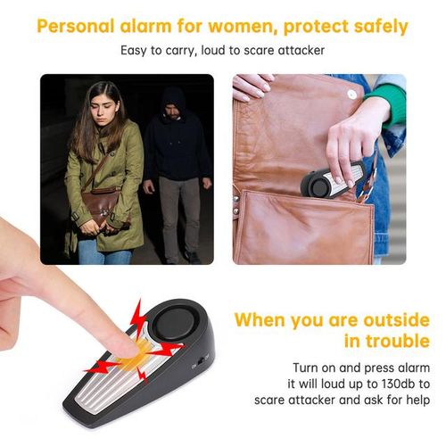 Elecpow 130db Loud Personal Self Defense Alarm Mini Portable Door S Alarm Outdoor Travel Safety Protection Alarm For Women