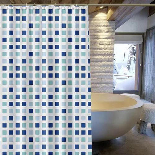 Bathroom Partition Curtain Thick Waterproof Eva - 180*200CM - multicolor