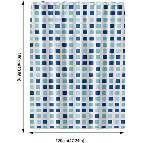 Bathroom Partition Curtain Thick Waterproof Eva - 180*200CM - multicolor