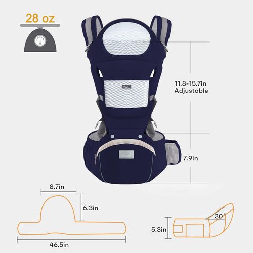 Baby Carrier Newborn To Toddler Baby Wrap Carrier With Hip Seat Baby Kangaroo Carrier Toddler Infant Baby Holder Carrier