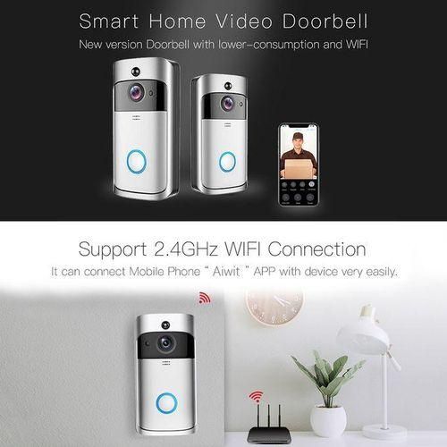 Wireless Video Doorbell 720P Visual Realtime Intercom WiFi