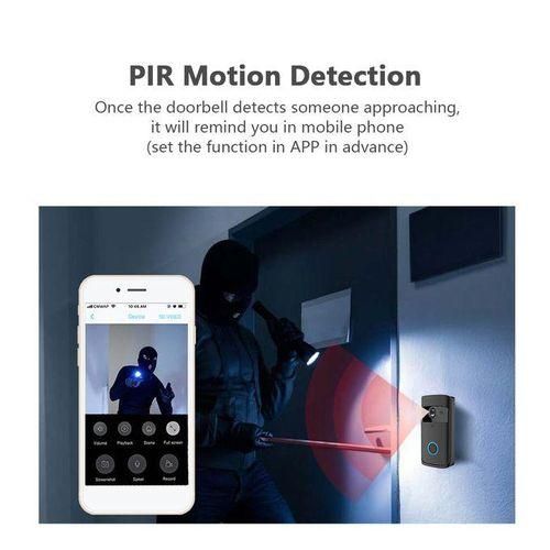 Wireless Video Doorbell 720P Visual Realtime Intercom WiFi