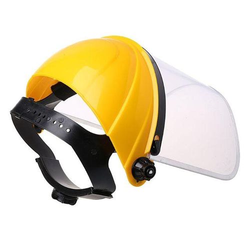 Clear Full Face Shield Safety Helmet Visor For Automotive Construction