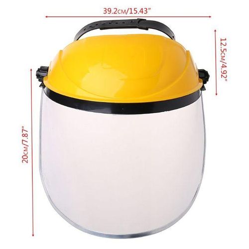 Clear Full Face Shield Safety Helmet Visor For Automotive Construction