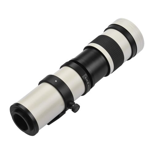 Camera MF Super Telephoto Zoom Lens F/8.3-16 420-800mm T Mount with Adapter Ring Universal 1/4 Thread Replacement for Canon EF-Mount Cameras EOS 80D 77D 70D 60D 60Da 50D 7D 6D 5D T7i T7s T6s T6i T6 T5i T5 T4i T3i T3 T2i SL2 SL1 NO5112