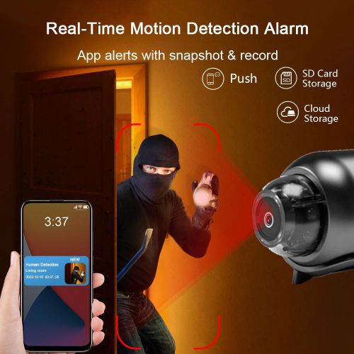 1080P Camera Hidden Super Mini CCTV Wireless 140 Degree Wide Angle WIFI IP Camera Motion Detection CCTV Security Camera