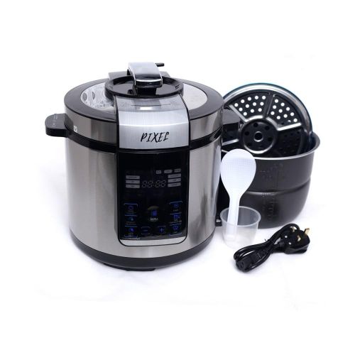 Pixel 7 Liters Multi-functional Electric Pressure Cooker PIX 2011B - Silver