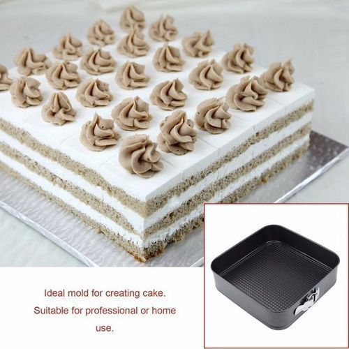 Other Cake Mould Non-stick Baking Pans 3 Pieces - Black