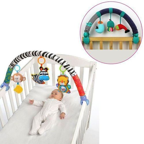 OR Baby Stroller/Bed/Crib Hanging Toys For Tots Cots Seat Cute Plush Rattles Multi-color Mixed
