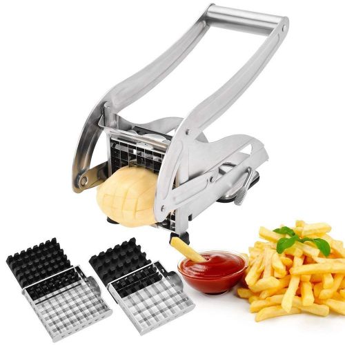 Potato Chips Strip Slicer Cutter Chopper - Silver