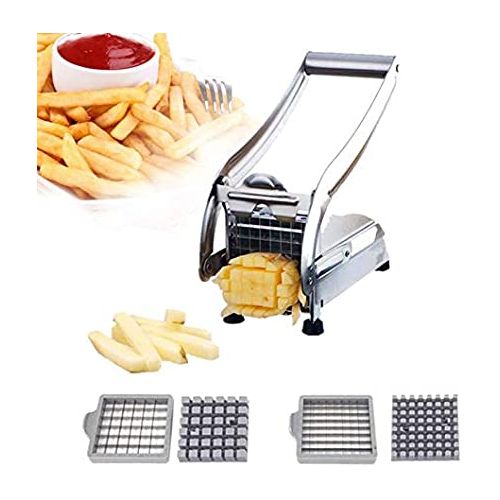 Potato Chips Strip Slicer Cutter Chopper - Silver