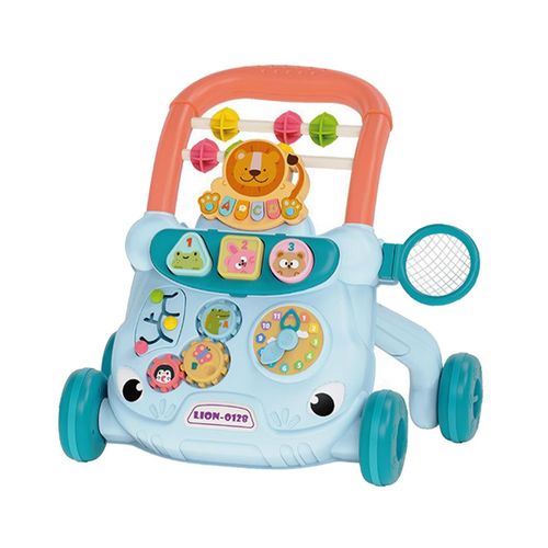 Baby Push Walking Interactive Baby Walking Toy Early Blue