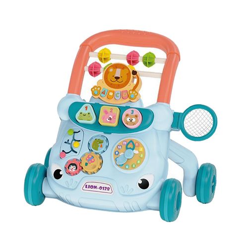 Baby Push Walking Interactive Baby Walking Toy Early Blue