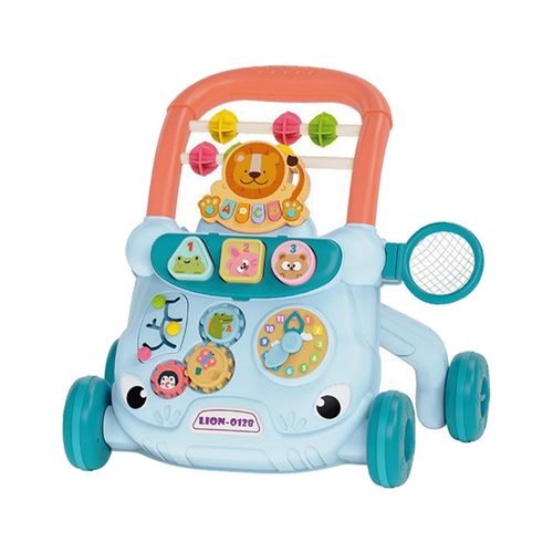 Baby Push Walking Interactive Baby Walking Toy Early Blue