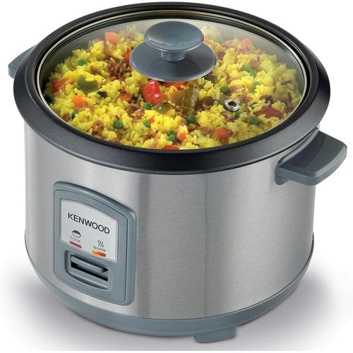 Kenwood Rice Cooker 1.8L With Steam Basket 700W RCM45 - Silver.