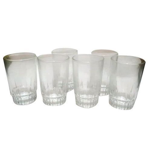 12 Pieces Glasses For Water And Juice-Transparent
