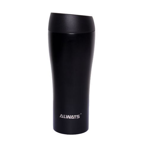 Always Stainless Steel Travel Mug, 450ml - Black