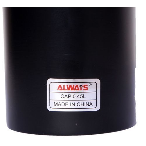 Always Stainless Steel Travel Mug, 450ml - Black