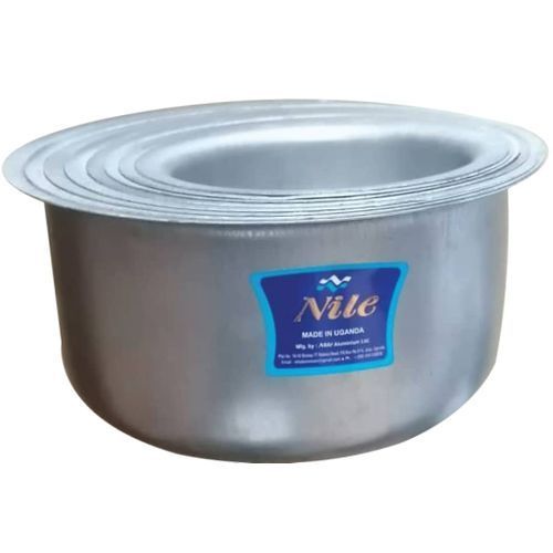 Nile 8 Pieces Set Of Saucepans With Round Bottom - Grey
