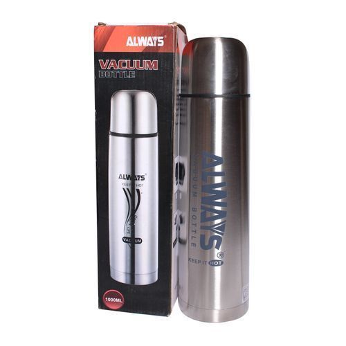 Always Vacuum Hot & Cold  Bottle -  Silver