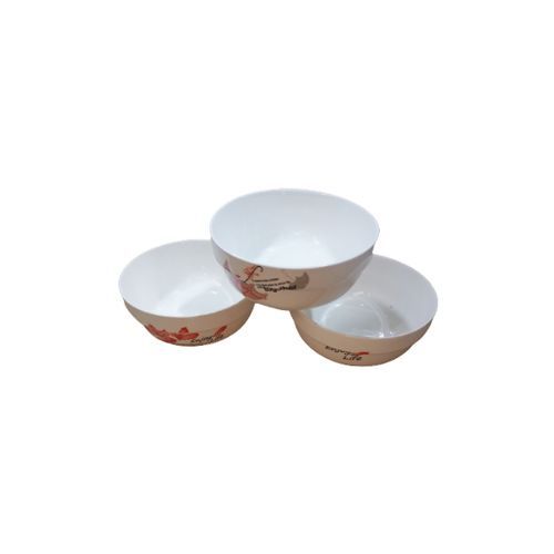 General 4 Pieces Set Of Ceramic Soup Salad Bowls - White