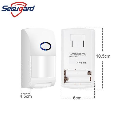 433mhz Motion Sensor Wireless Indoor 25kg Pet Immune Detectors For Home Security Alarm System