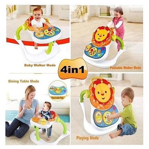 4 in 1 Multi Functional Entertainer Baby Walker,Feeding Seat,Sit & Play,Stand And Walk.