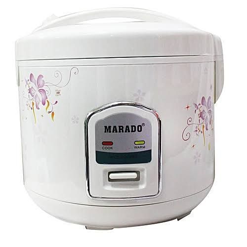 Marado Electric Rice Cooker 3 Litres - White