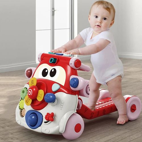 3 in 1 Baby Walker Red