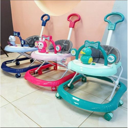 Other Mom Easy Multi Functional Baby Walker with 3Educational Modules - Multi-COLOUR