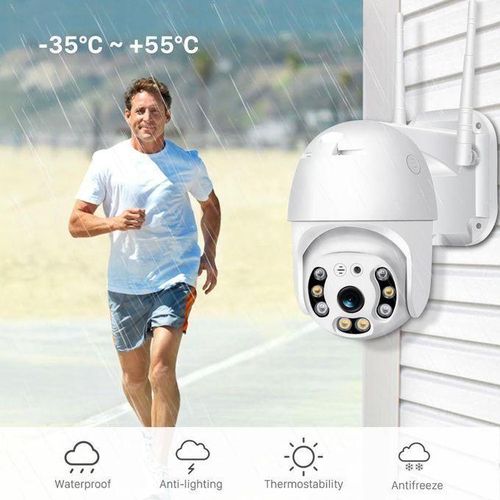 1080P Security Camera WIFI Outdoor PTZ Speed Dome Wireless IP Camera CCTV Pan Tilt 4XZoom IR Network Surveillance P2P CAM