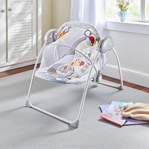 Portable Baby Swing - Grey