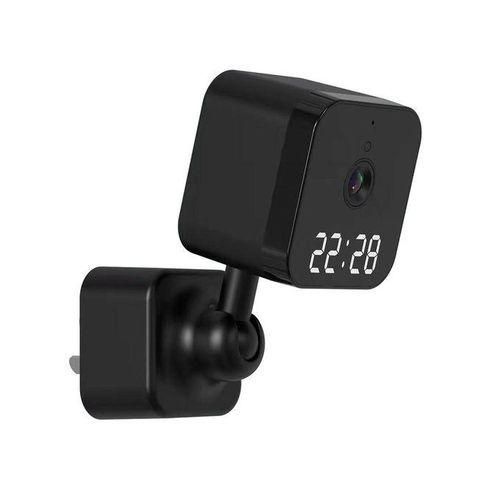 WallMount Digital Clock Camera 1080P Night Light Wireless Monitor Home Secret Invisible Small Cam Security Protect