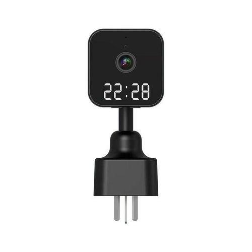 WallMount Digital Clock Camera 1080P Night Light Wireless Monitor Home Secret Invisible Small Cam Security Protect