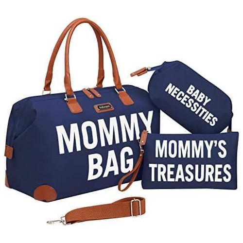 3 Piece Mommy Bag Set-Navy Blue