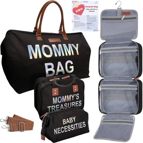 Mommy Diaper Bag Set-Black