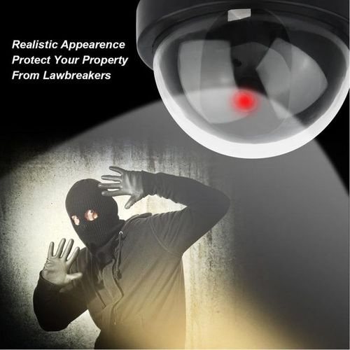Camera 2pcs Wireless Simulated Video Surveillance Indoor/outdoor With Flashing Red Led Cctv Home Security Surveilla