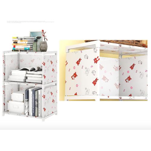 MultiFunctional Storage Rack Multi-layer Bookshelf-multicolor