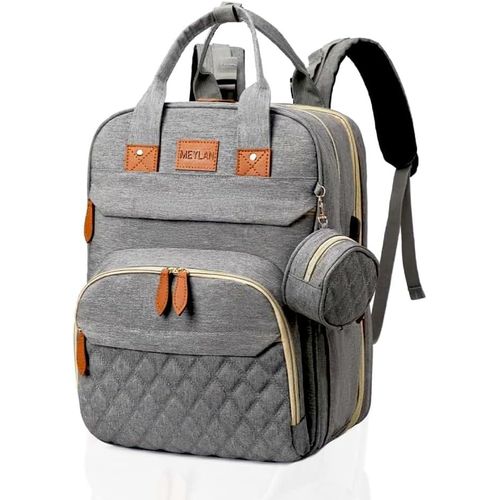 Diaper Bag Backpack baby bag - Spacious & Multifunctional Baby Essentials Travel Tote-Waterproof with Changing Pad, Stroller Straps, USB Charging Port & Pacifier Case - Large Capacity - Unisex, multi-colour