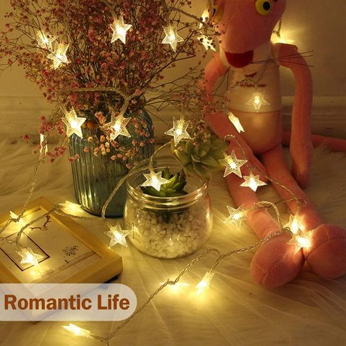 20 LED Star Lights, Decorative Lights, Indoor/Outdoor, Christmas, Party, Wedding